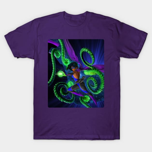 Under the Veil of Night - Tribute Tee T-Shirt by Plasmafire Graphics